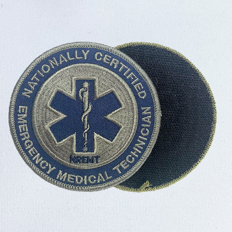 EMT Tactical Patch - Blue  National Registry of Emergency Medical